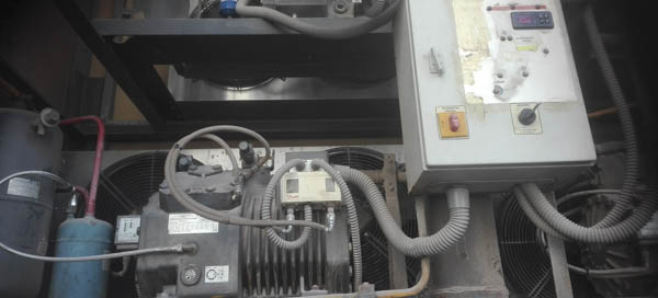 Instalación eléctrica de refrigeración